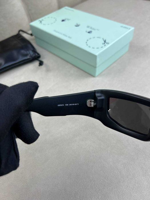 Мужские очки Off White темные очки Офф Вайт солнцезащитные очки g219