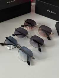 Окуляри Prada, чорні окуляри Prada, білі ркуляри Prada