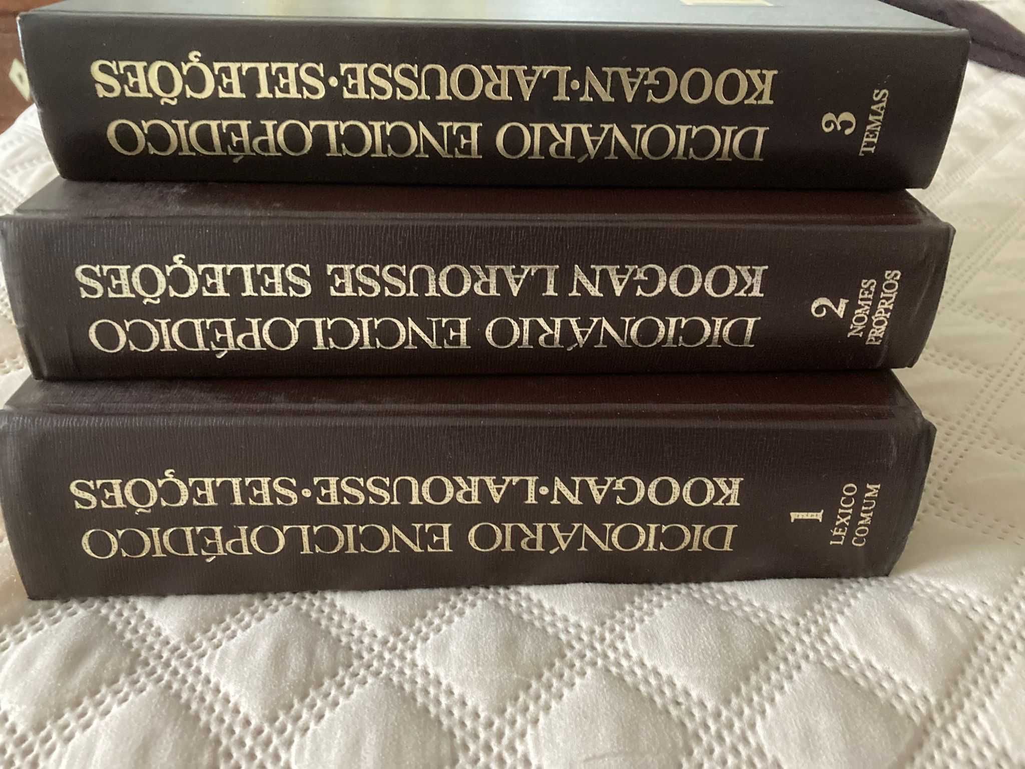 Dicionário Enciclopédico KLS (Koogan Larousse Seleções) - 3 Volumes