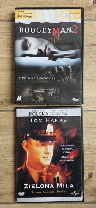 Płyty DVD VCD Zielona Mila i Boogeyman2