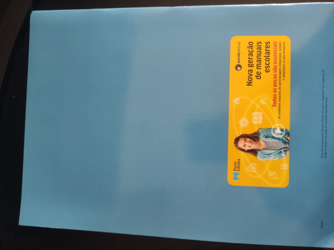 Livros engaging manual de inglês de 10°Ano e livro de fichas