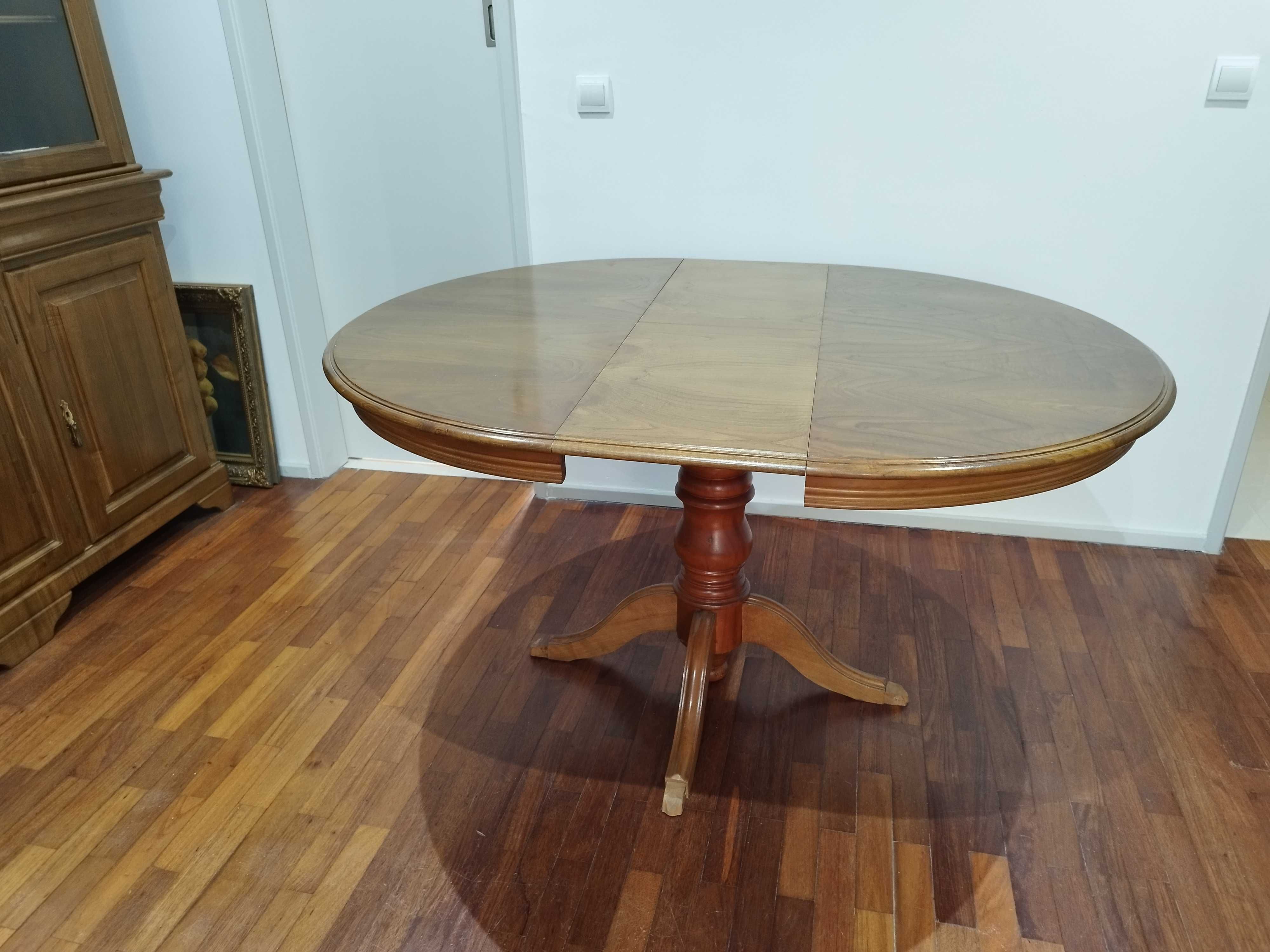 Mesa Sala (extensível) + 4 cadeiras
