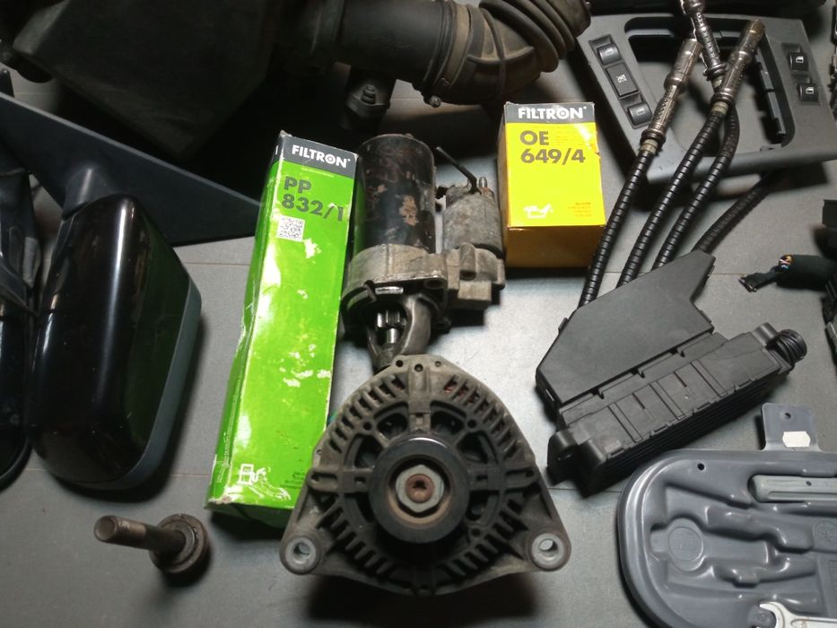 BMW E46 318 alternator rozrusznik cewka pompka lusterka filtry