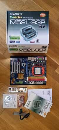 Материнська плата gigabyte m52l-s3p