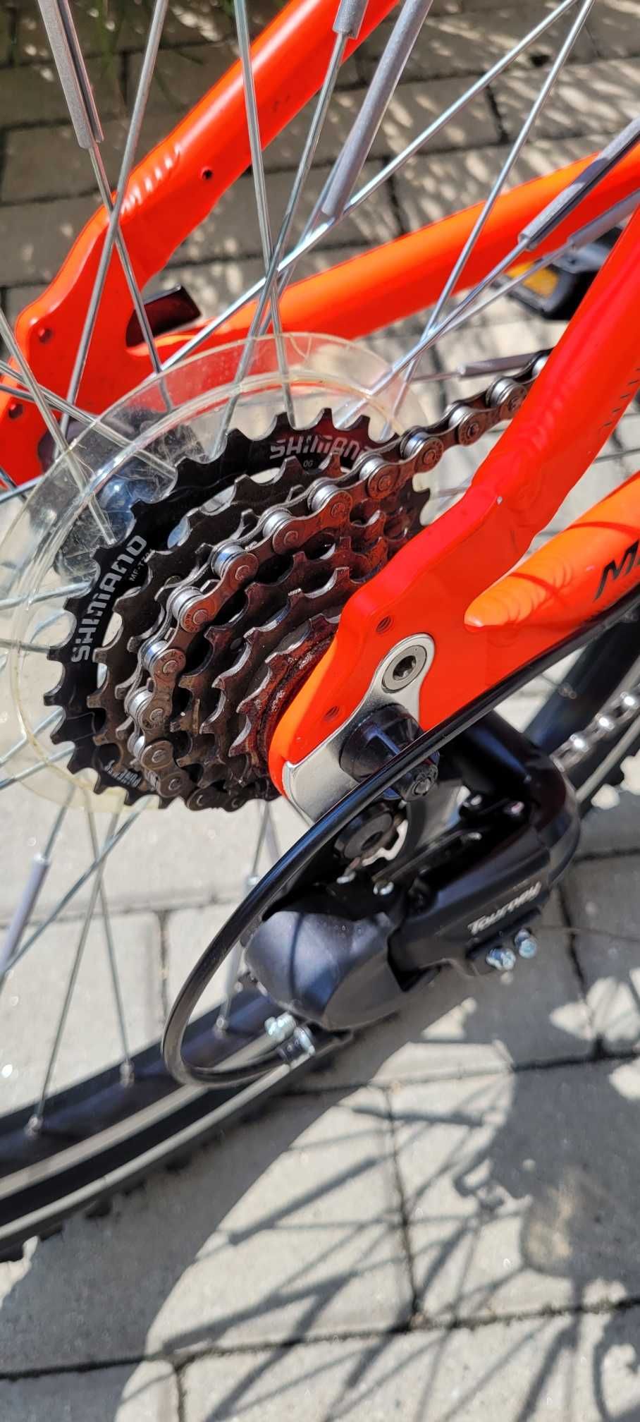 Rower Merida Matts24" pomarańcz w bardzo dobrym stanie - po serwisie