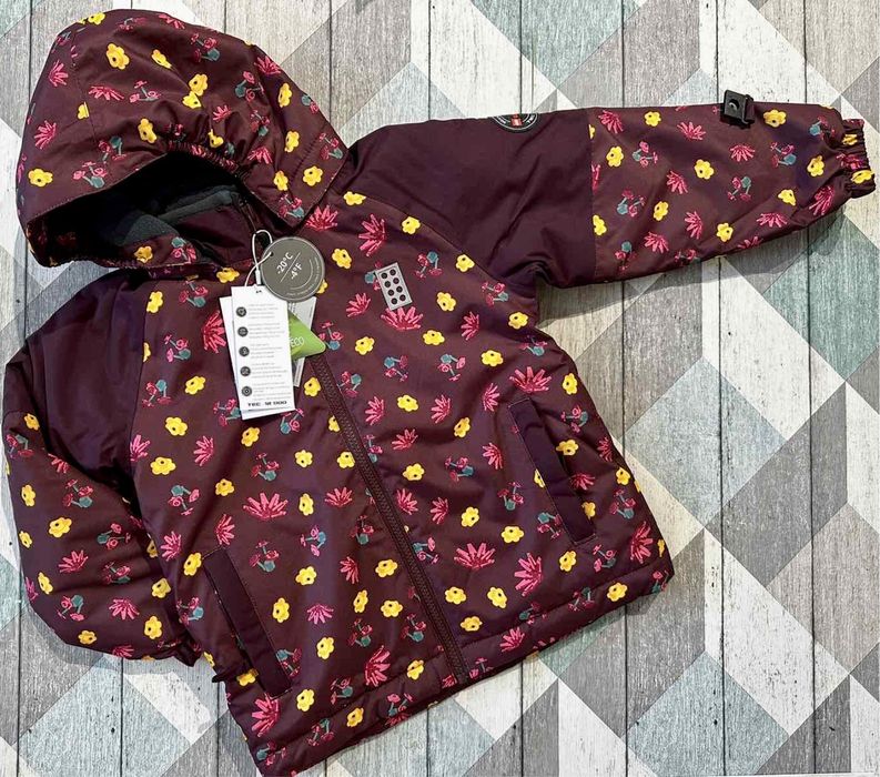 Зимова лижна куртка курточка LegoWear на дівчинку р.104-110, 122-128