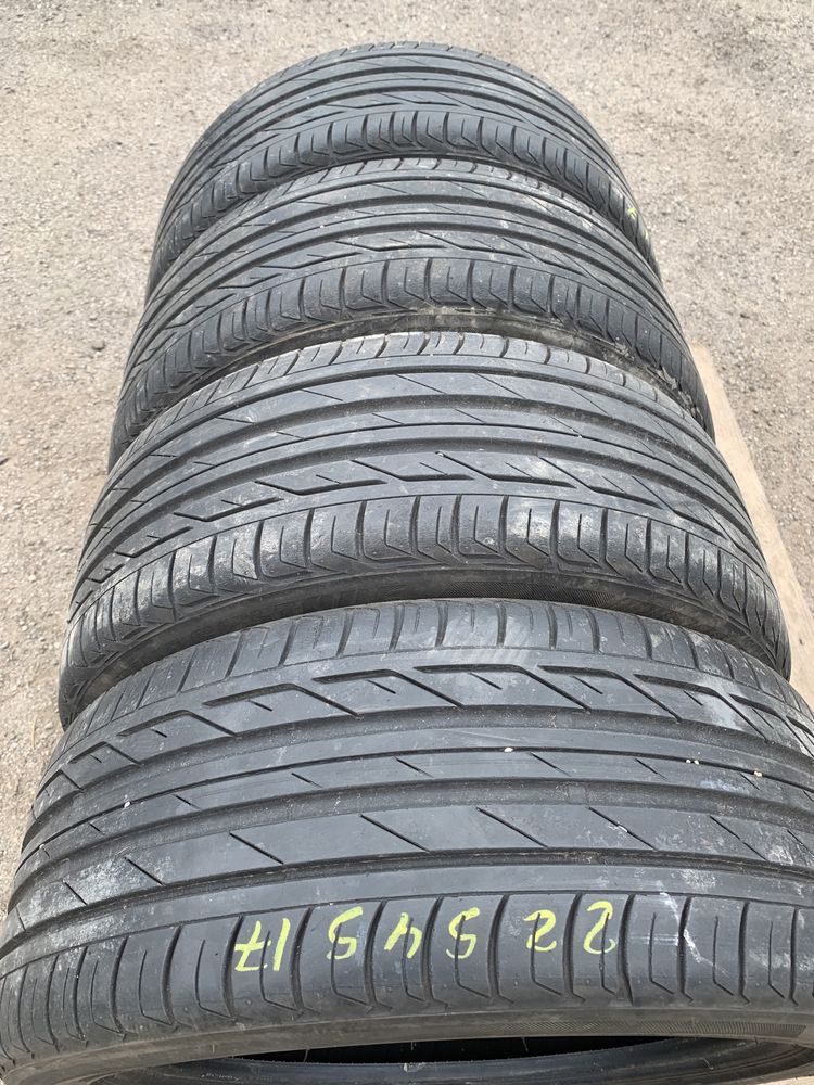 4шт 225/45R17 Bridgestone Turanza, СКЛАД Б/У РЕЗИНЫ