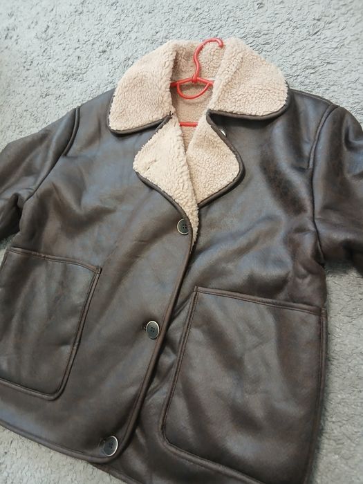 Жіноча куртка / дублянка з текстилю в стилі Zara