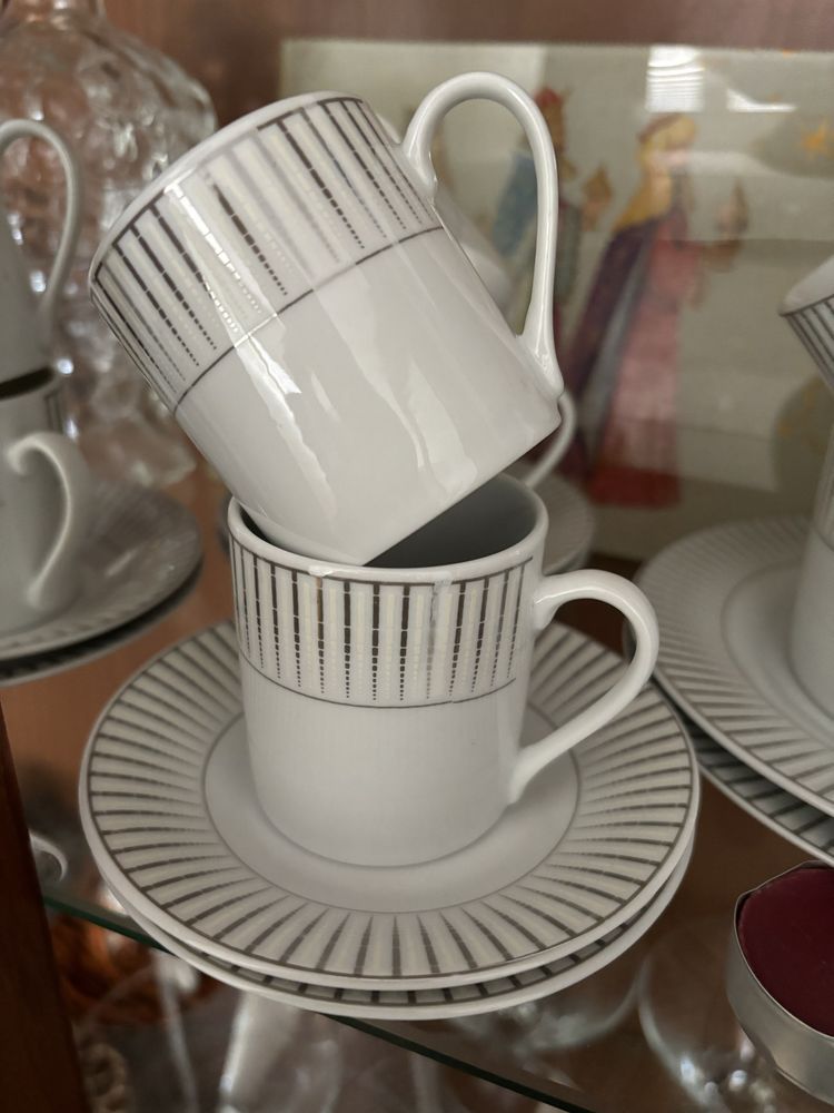 Conjunto 6 chávenas de café