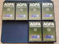 AGFA Ferrocolor 90 kasety magnetofonowe zestaw