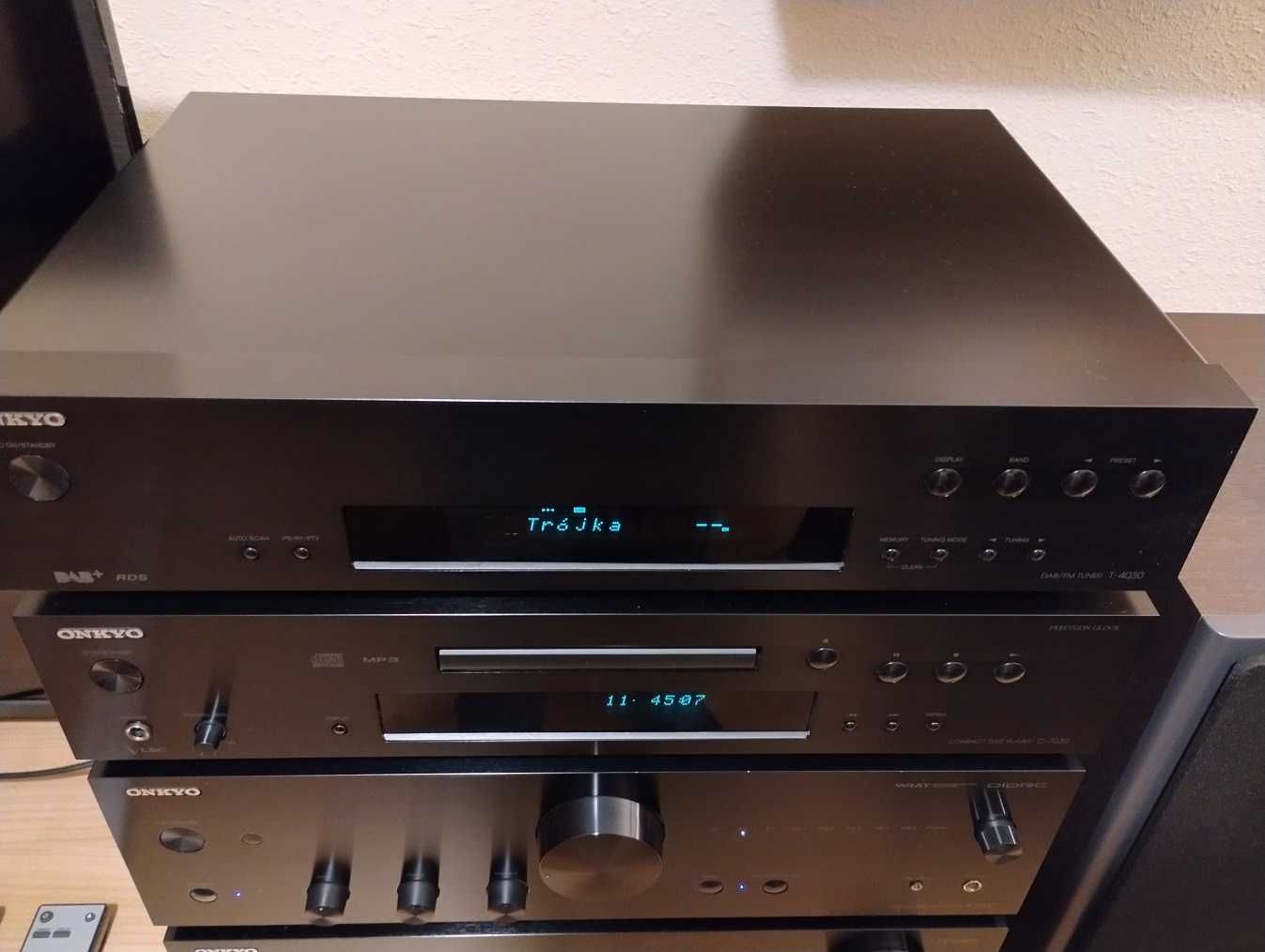 Wieża Onkyo Tuner T-4030, Wzmacniacz A-9050, CD C-7030