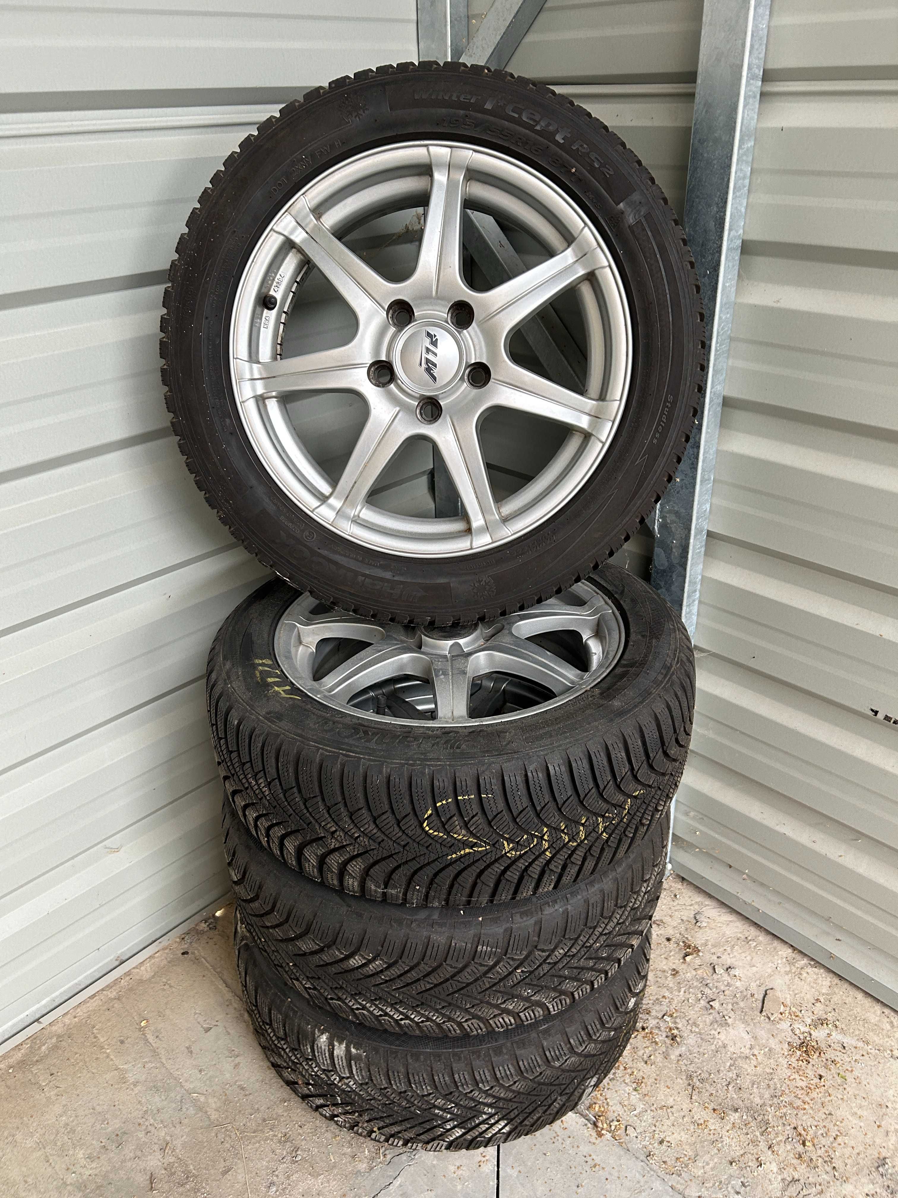 Koła alufelgi PLW z oponami Hankook 16" VW SKODA MERCEDES AUDI SEAT