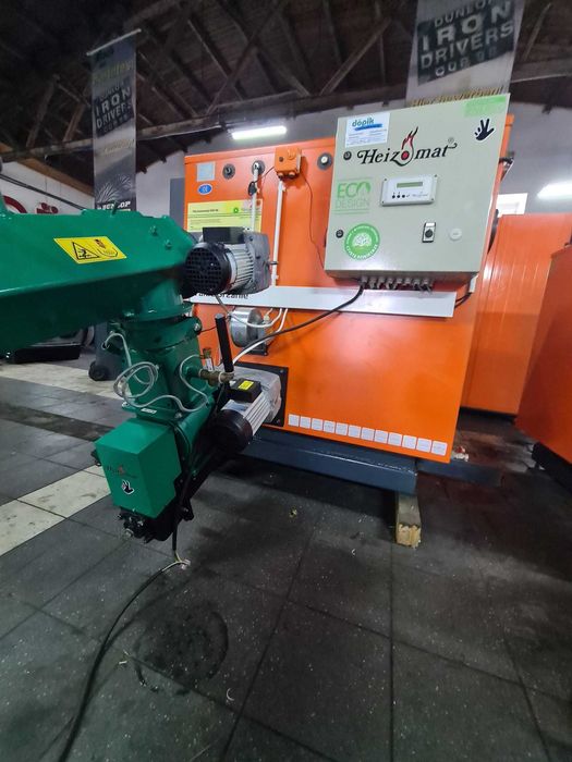 Piec na Trociny 15/75 kw Zrębki Owies Pestka Wióra 5 Klasa