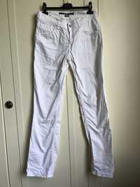 Marc O’Polo 38 białe spodnie proste długie