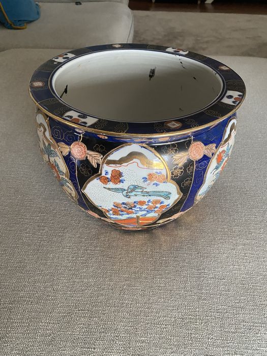 Aquário - porcelana azul China