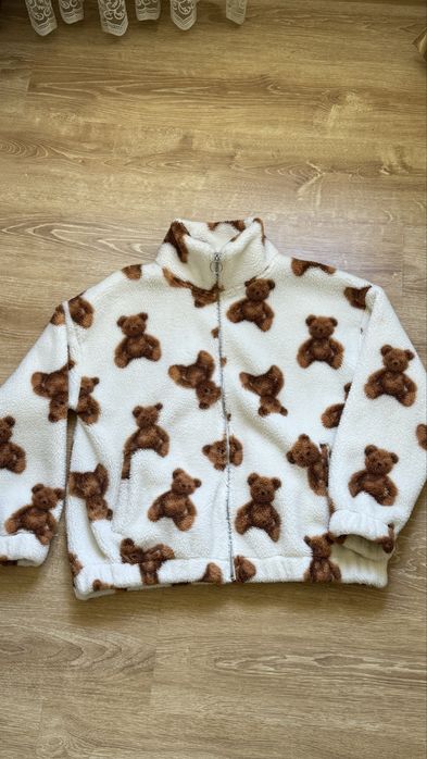 Тепла курточка на осінь з медведиками