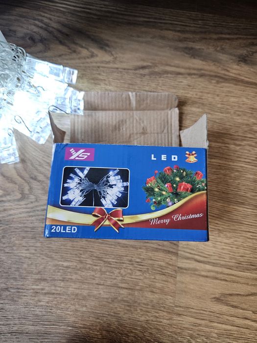 Super zestaw światełka LED z klamerkami na zdjęcia