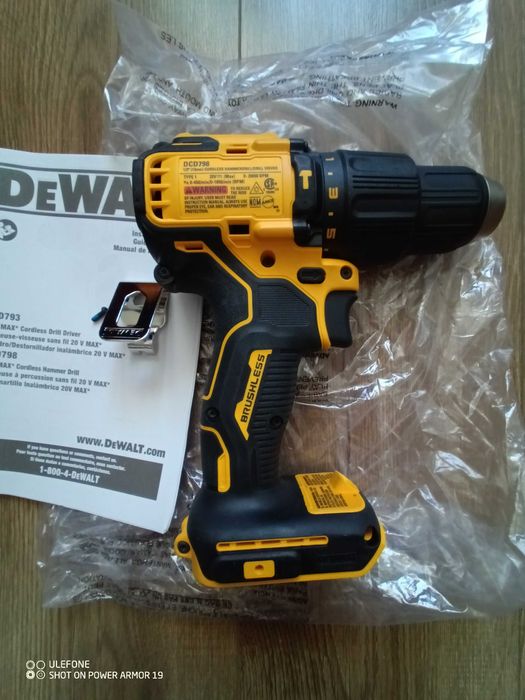 Dewalt DCD798 20V MAX Безщітковий шуруповерт з ударом