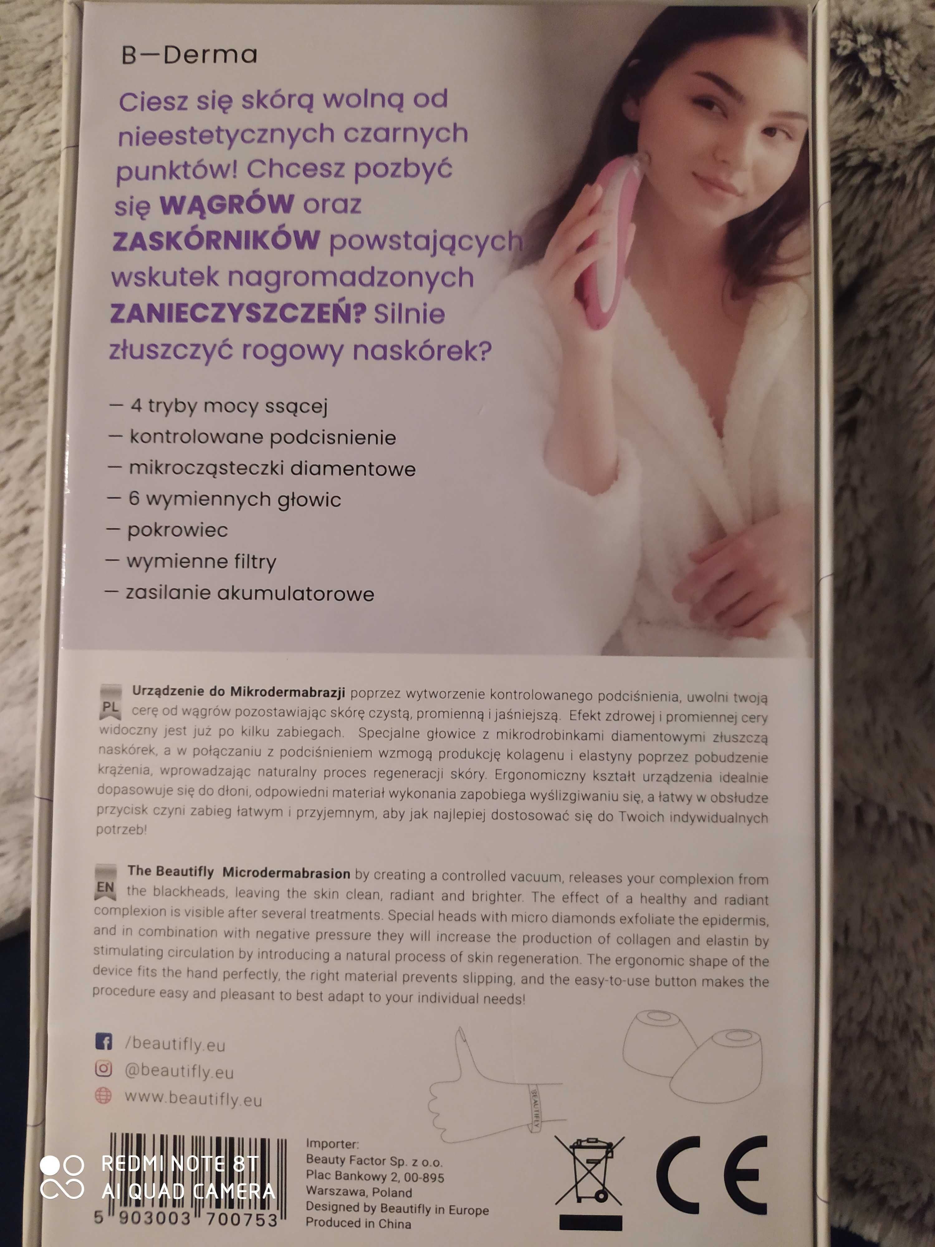 B-Derma urządzenie do mikrodermabrazji nowe!