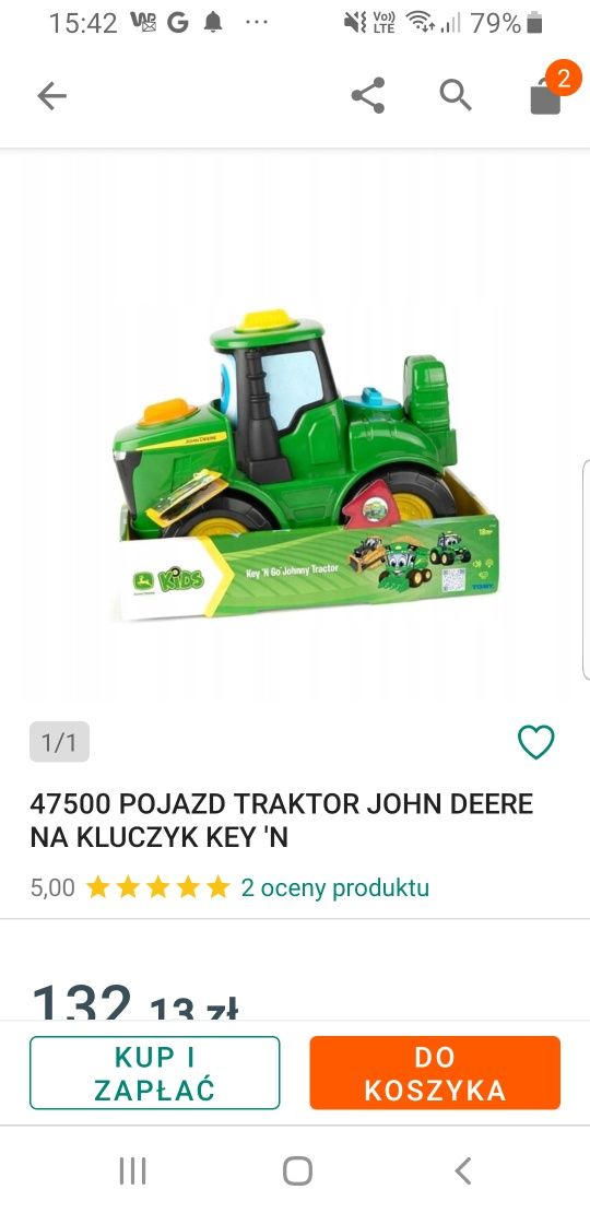 Nowy traktor interaktywny John Deere