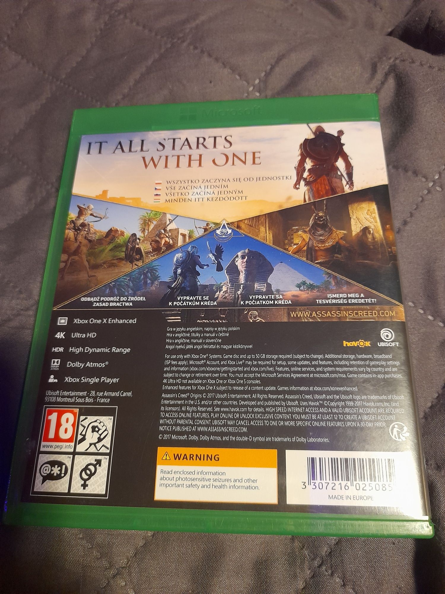 gra Assassins Creed Origins xbox one