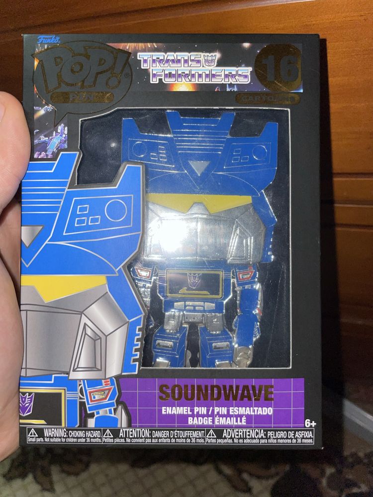 Pop figure pin transformers como nova apenas caixa aberta uma vez
