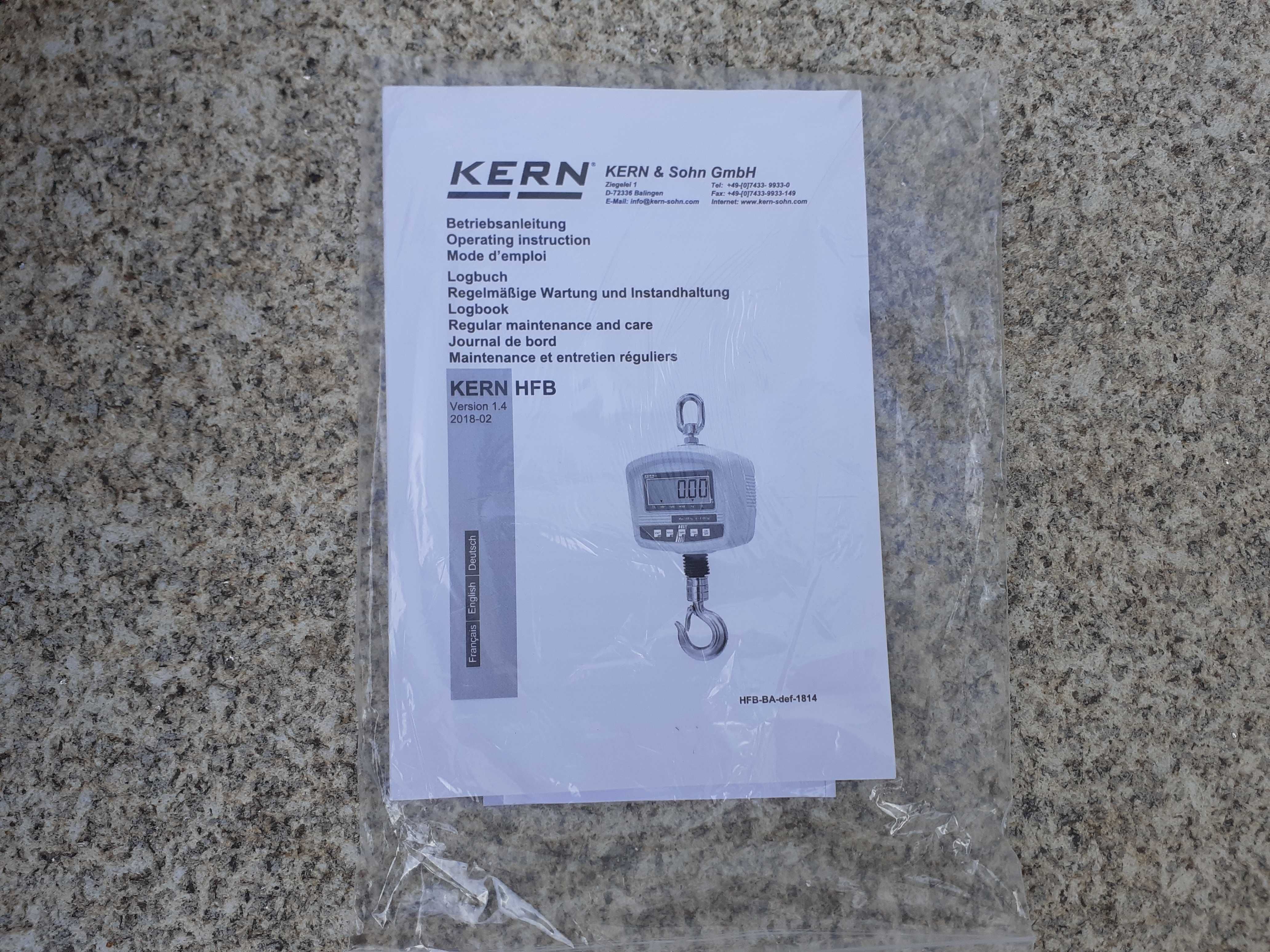 Balança Industrial Suspensa Kern Como nova