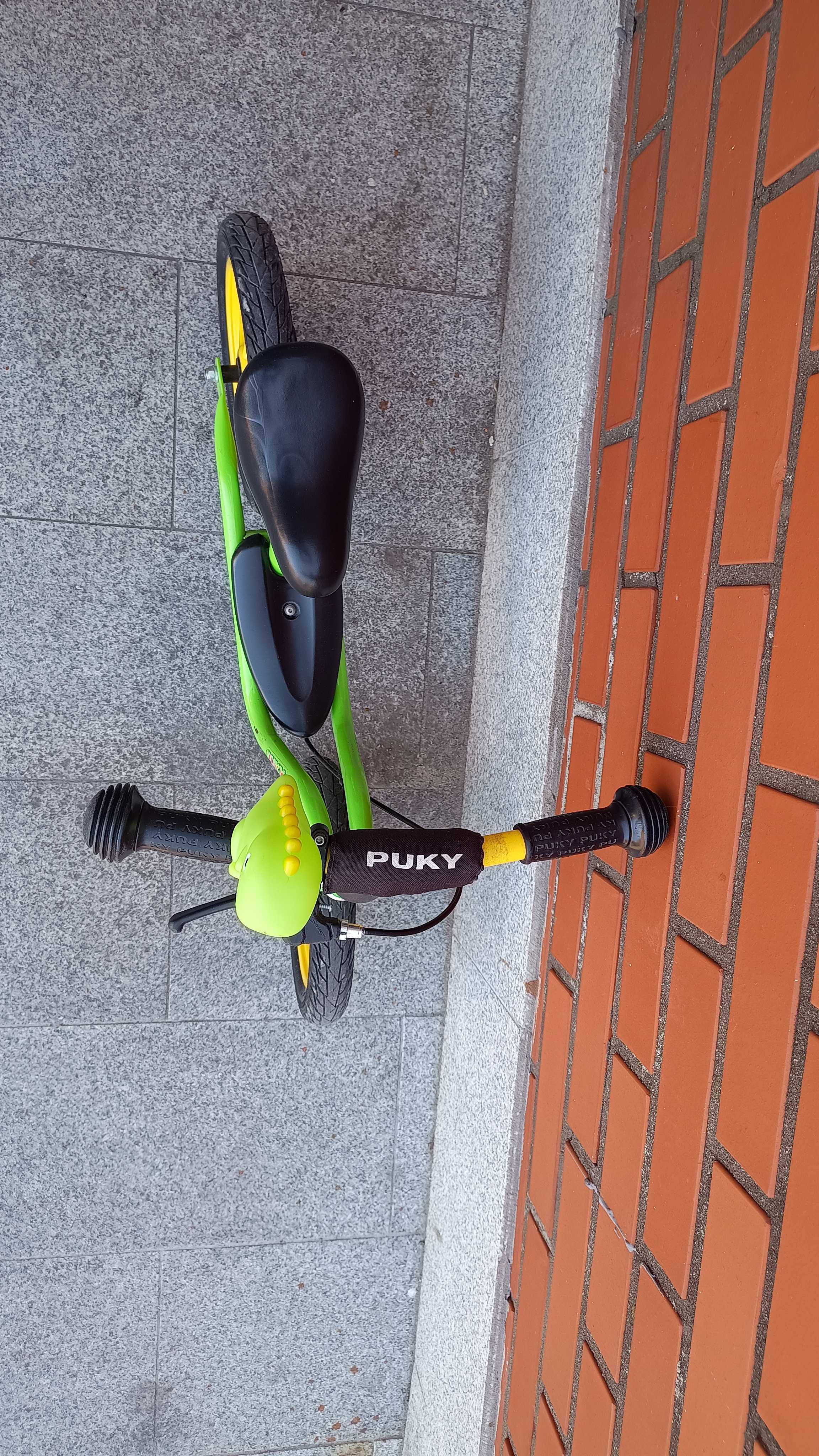 Rowerek biegowy rower PUKY LR 1L zielony z hamulcem i stópką
