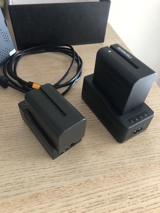 Monitor externo + baterias - Feelworld Monitor T7 Plus 4k Ips 7