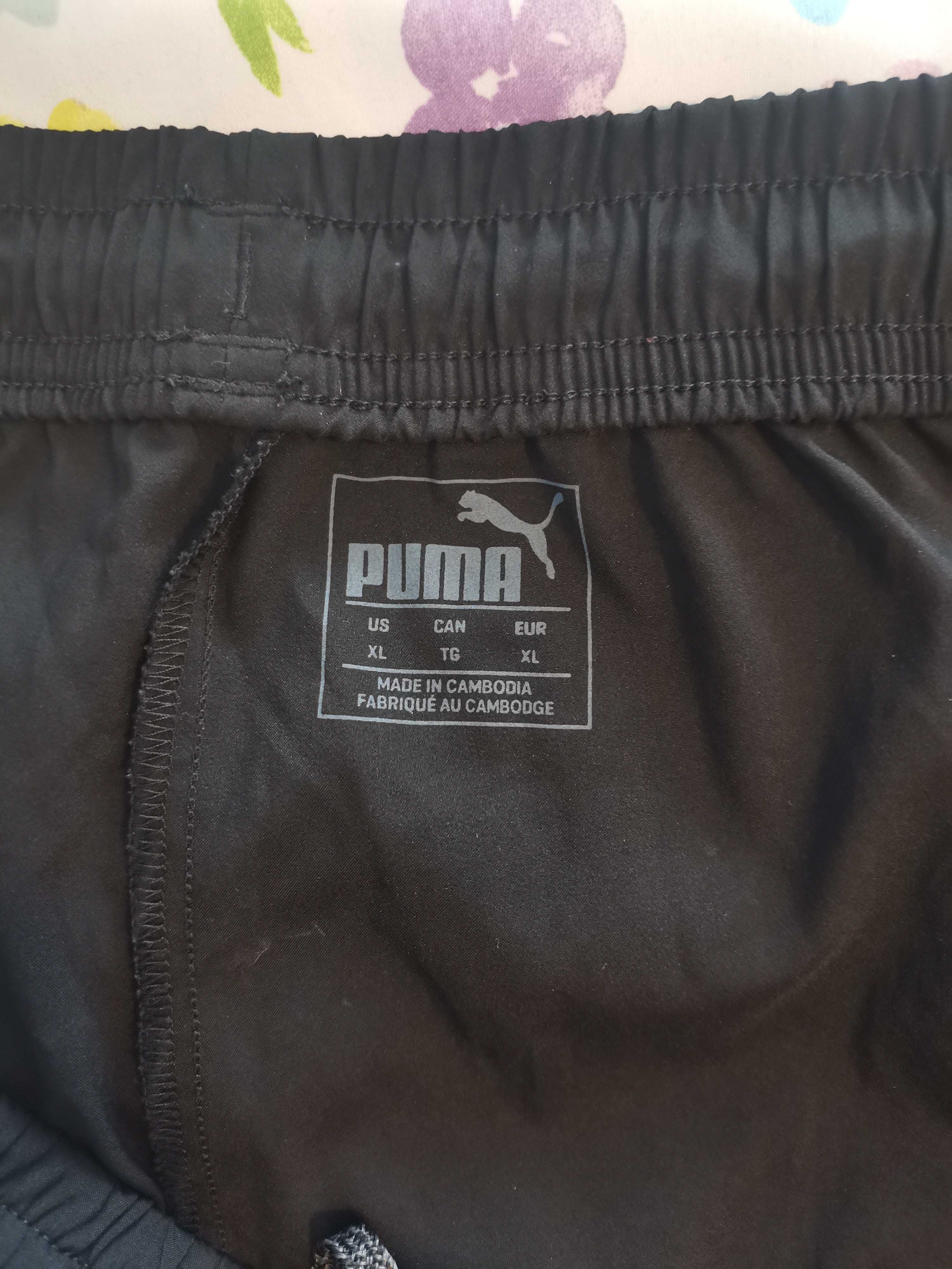 Czarne dresy męskie Puma, XL, nowe bez metki