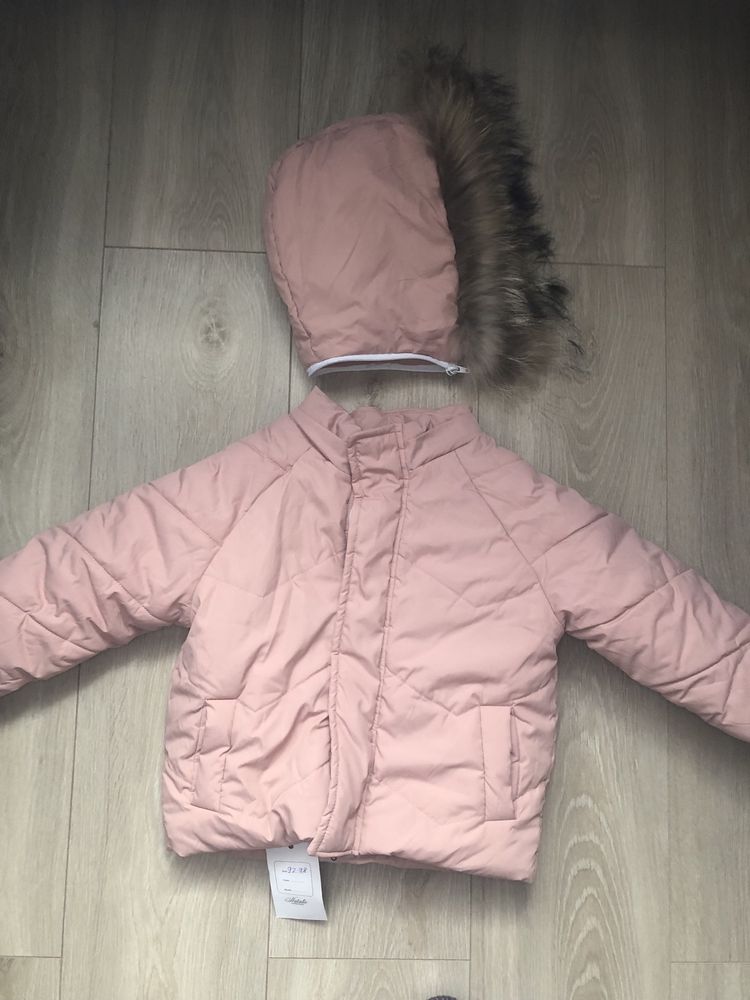 Комплект зимовий для дівчинки, куртка та штани розмір 92-98