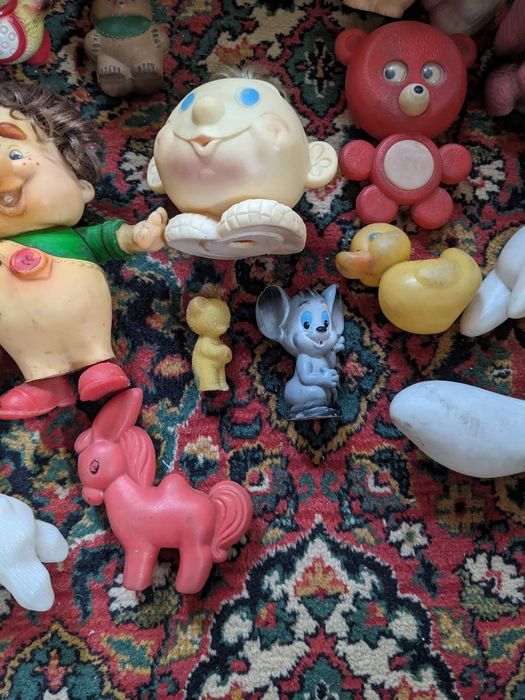 Резиновые игрушки СССР