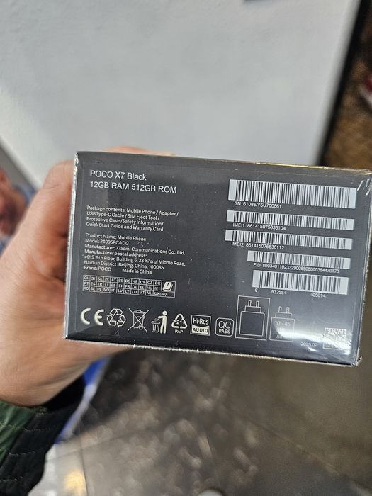 Xiomi poco x7..512/12gb