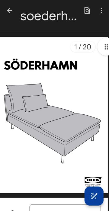 Pokrycie Soderhamn Ikea