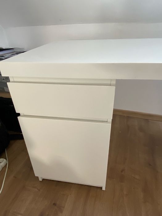 IKea Malm biurko + krzesło