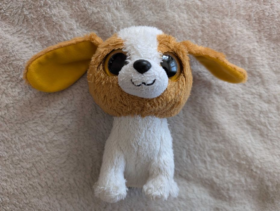 Pluszowa maskotka łaciaty pies piesek