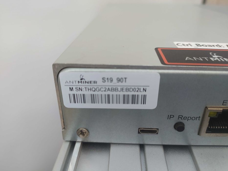 Antminer S19 90T (Amlogic, APW12-1417) — ~3.2 кВт, перевірка | 2 шт