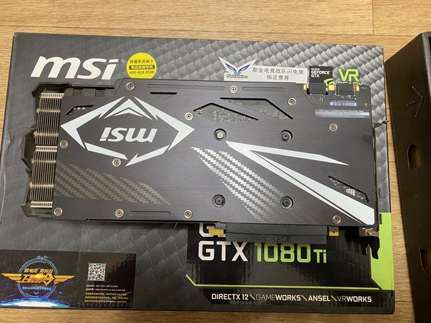 Msi Duke 1080ti 11gb пломбы на месте