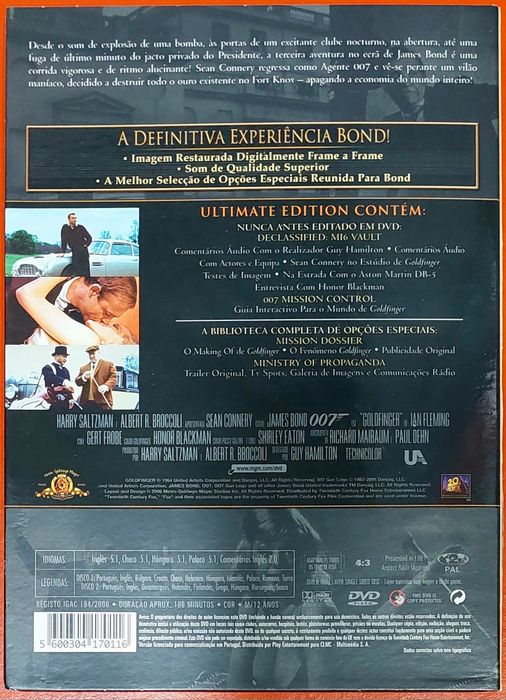 2 Filmes 007 James Bond