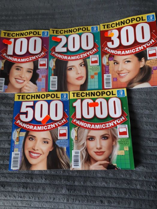 Krzyżówki panoramiczne komplet 5 sztuk październik 2022