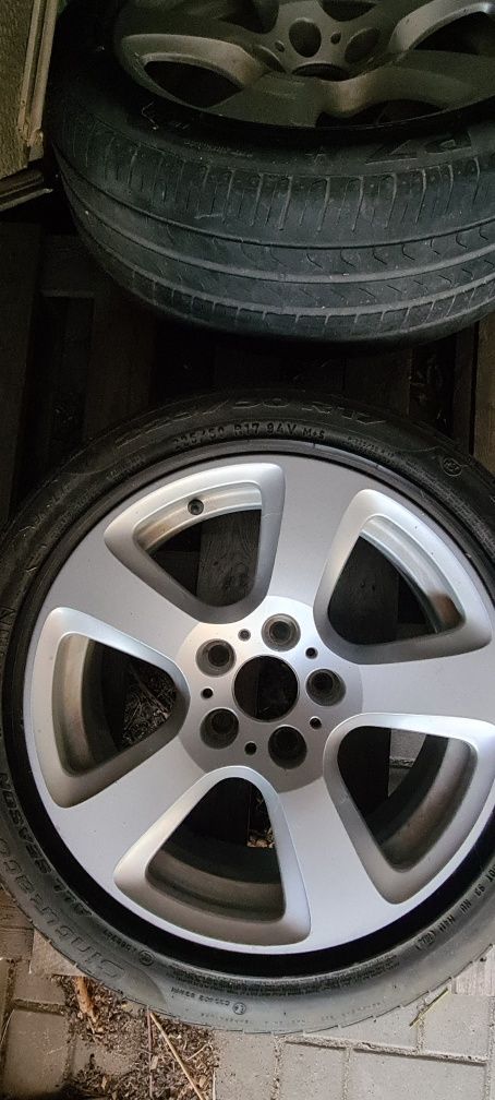 Alufelgi BMW 7 1/2J x 17 EY2+ z oponami