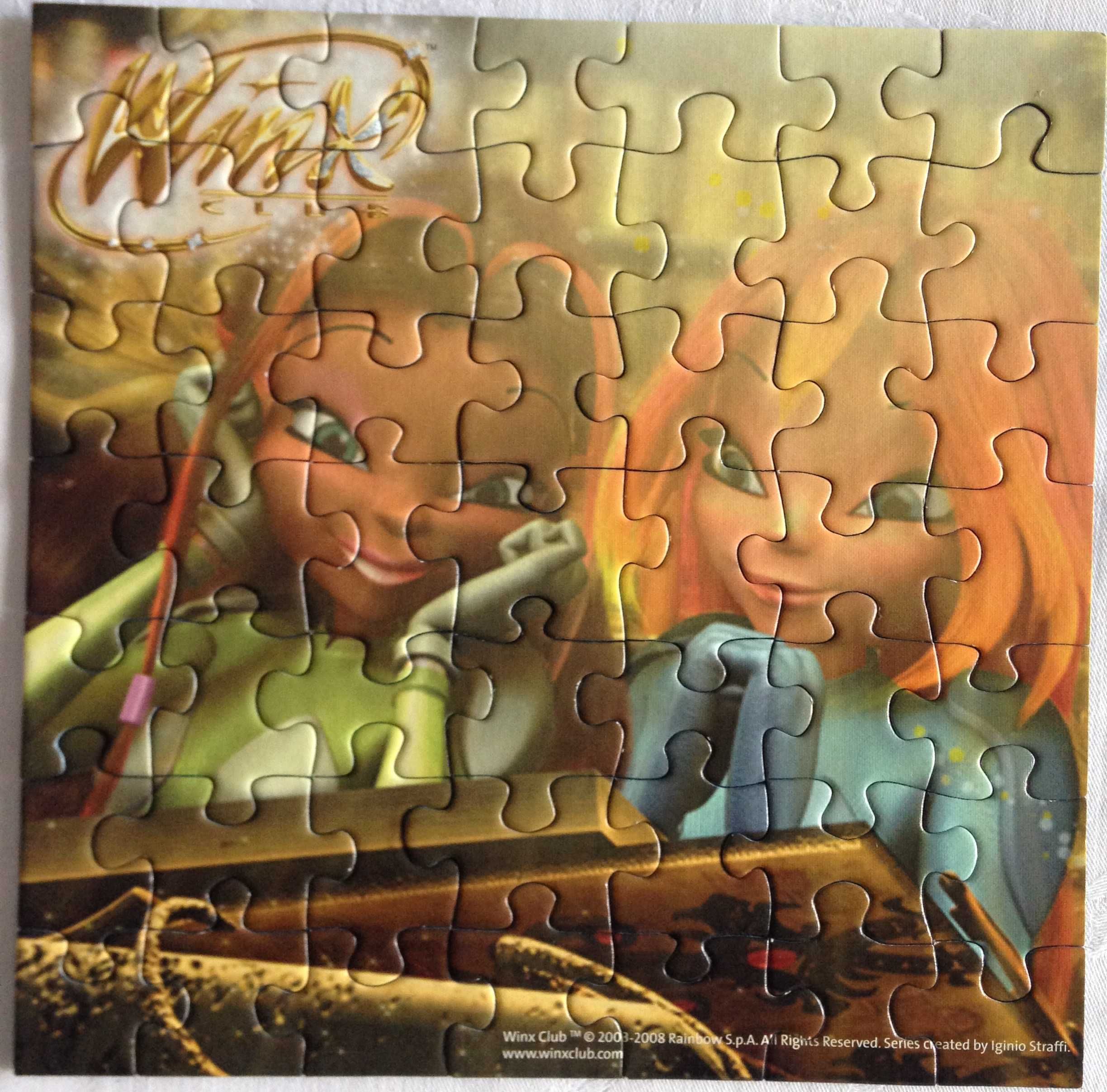 3 Puzzles Ravensburguer Winx Club de 49 peças cada