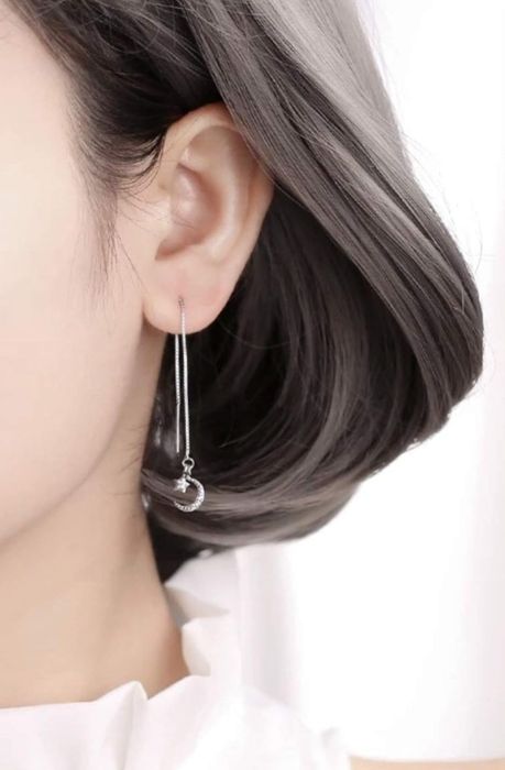 Продам серебряные серьги - протяжки