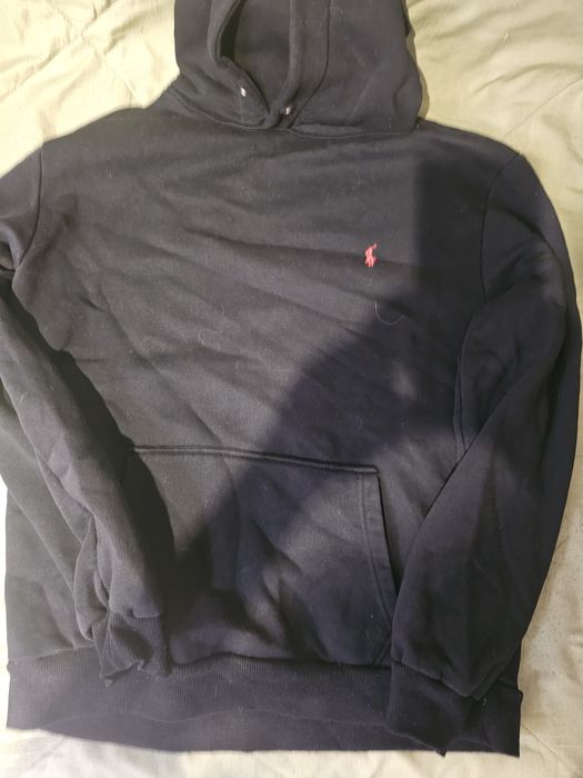 Czarna bluza z kapturem XL