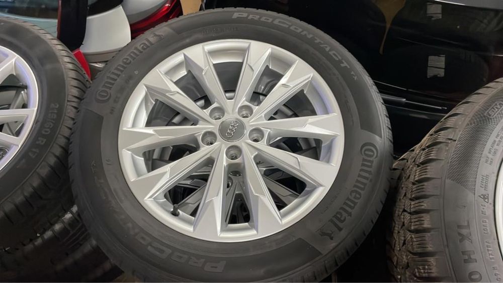 Диски Audi 5x112 шини Continental R18