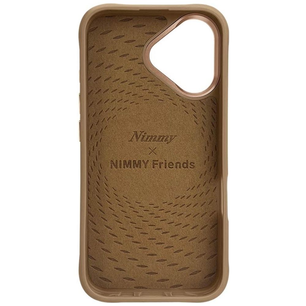 Etui Nimmy Tygrys MagSafe do iPhone 16   jasnobrązowy