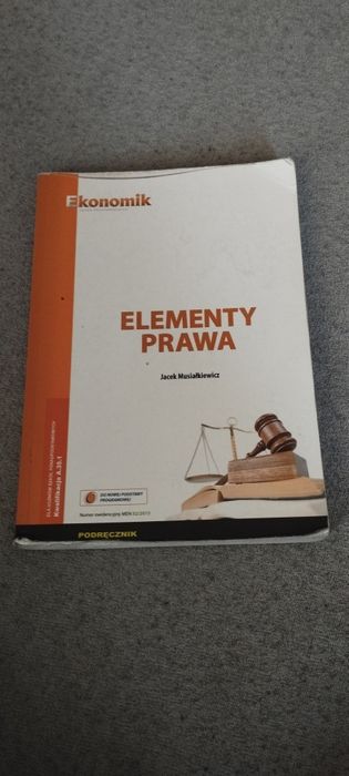 Książka elementy prawa