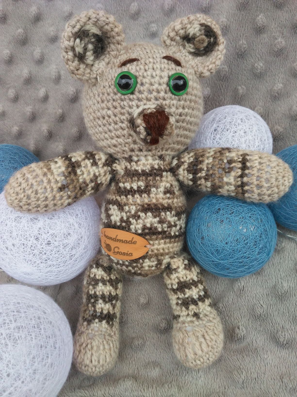 Handmade Miś ręcznie robiony
