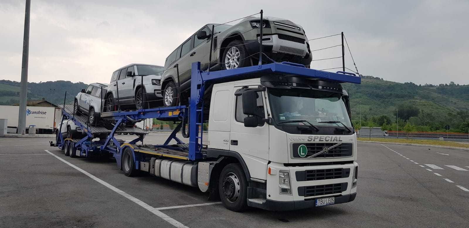 Transport aut samochodów Włochy Polska