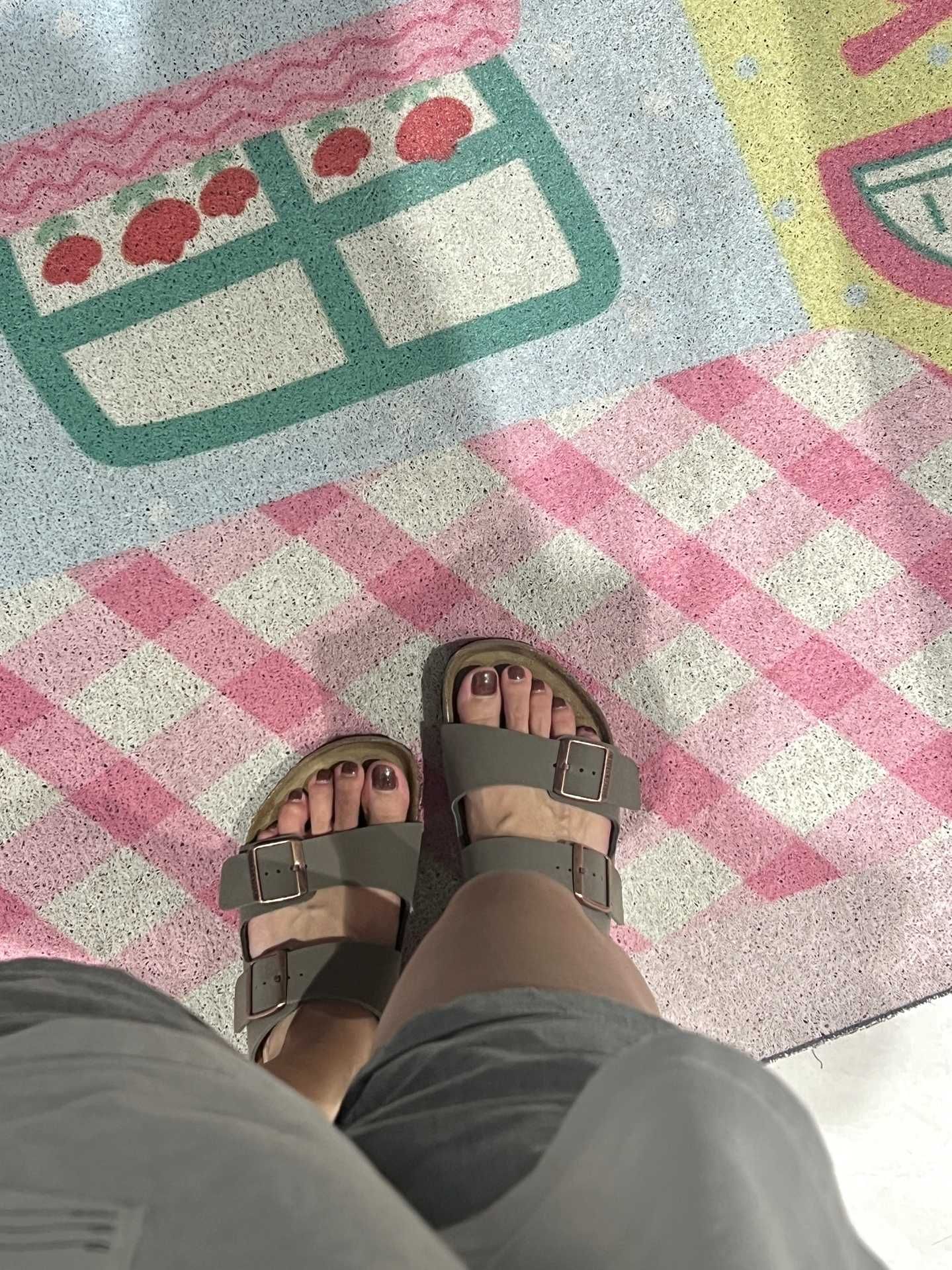 Nowe Birkenstock damskie Szary Klapki R.40